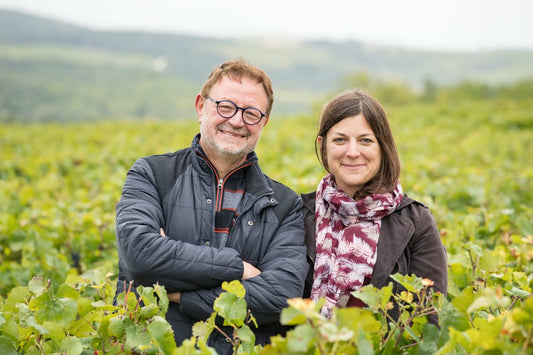Emilie und Pascal Morel in ihren Weinbergen in Les Riceys